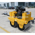 Rodillo compactador vibratorio de mano de doble tambor diesel (FYL-S600C)